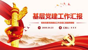 Livello di base organizzazione lezione del partito esperienza di costruzione del partito report modello generale ppt