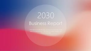 แผนภูมิโปร่งแสงเทมเพลต ppt สไตล์ apple iOS ที่เรียบง่ายและละเอียดอ่อน