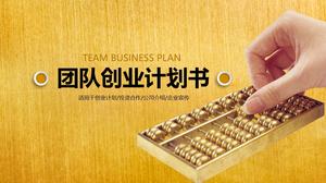 Micro stil tridimensional echipă antreprenoriat proiect proiect de finanțare șablon ppt