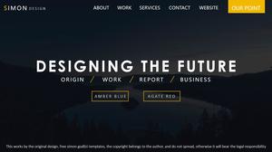 Rote und gelbe zweifarbige atmosphärische flache europäische ppt-Vorlage des europäischen und amerikanischen Webstils