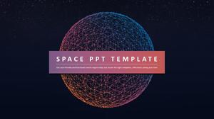 Трехмерная пунктирная линия крутая планета обложка звездное небо фон пунктирная линия творческая атмосфера мода шаблон п.