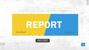 บรรยากาศทันสมัยมีสไตล์เรียบง่ายรูปทรงเรขาคณิตสร้างสรรค์งานเรียงพิมพ์รายงานสรุปงาน ppt แม่แบบ