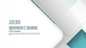 スペース階層角丸四角形クリエイティブ精巧なビジネスワークレポートpptテンプレート