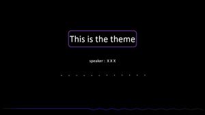 Linie punctată minimalistă șablon ppt stil de modă de culoare neagră și violetă