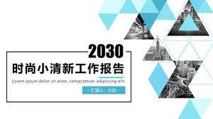 Einfache geometrische Dreieck und Schnittplan Halbjahresarbeit Zusammenfassung Plan ppt Vorlage