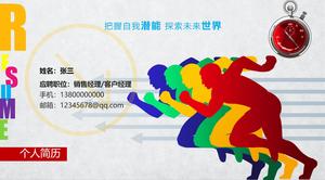 Chwyć swój potencjał i poznaj przyszły szablon ppt CV na świecie