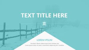Polígono dinámico costura atmósfera de moda creativa plantilla ppt de informe empresarial de estilo europeo y americano práctico
