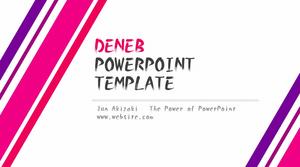 创意线条风格时尚简约平面工作总结报告ppt模板