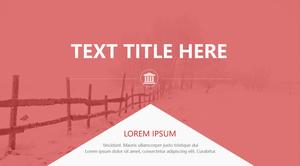 Modèle ppt de rapport d'activité pratique de dessin animé d'ambiance de mode créative polygonale dynamique origami couture