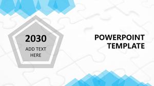 Pentagon und andere geometrische Grafiken kreative einfache flache Geschäftsarbeit Zusammenfassung Bericht ppt Vorlage