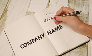 Handwriting notepad background simple fashion style summary report universal ppt template