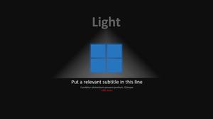 องค์ประกอบเรืองแสงและเทมเพลต ppt รายงานทั่วไปสไตล์ยุโรปและอเมริกาแบนสีดำ