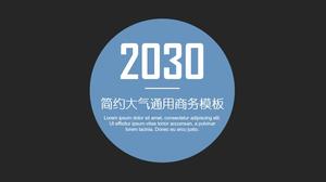 Copertă creativă minimalistă rotundă atmosferă simplă șablon ppt de afaceri universal