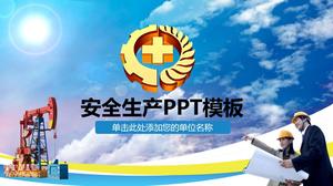 Petroleum safety production management knowledge popularization learning ppt template