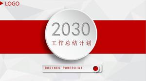 Elegante graue niedrige Dreieck Hintergrund rot festliche Mikro Stereo Arbeit Zusammenfassung ppt Vorlage