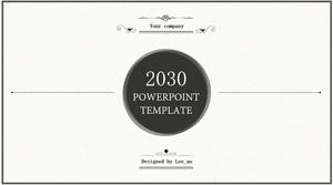 Avrupa tarzı dantel hattı basit klasik nostaljik Avrupa tarzı çok amaçlı ppt şablonu