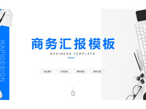 Atmosferic business fashion blue company introducere raport sumar general șablon ppt