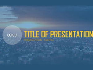 Красочный плоский европейский и американский стиль бизнес-сводный план общий шаблон п.п.