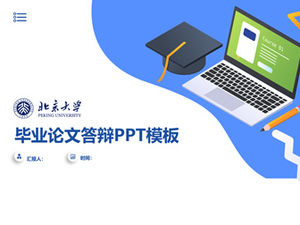 Cairan geometri kartun tesis angin pertahanan template ppt umum