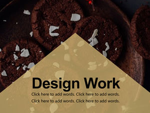 Ppt Vorlage des einfachen Geschäftsarbeitsberichts der einfachen Mode des geometrischen Stils des schwarzen Goldes