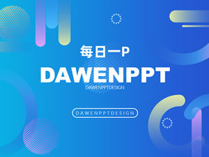 Atmosfera vibrante colorida moda estilo popular modelo de capa ppt download de pacote