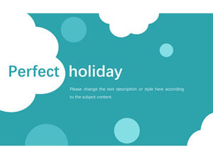 Semplice cartone animato perfetto modello ppt diario di viaggio vacanza