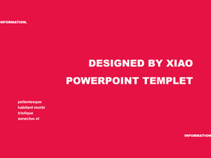 Modelo ppt de tema acadêmico de personalidade extremamente simples e única