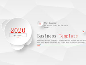 Elegancki szary niski trójkąt tło mikro trójwymiarowy styl biznes raport pracy szablon ppt