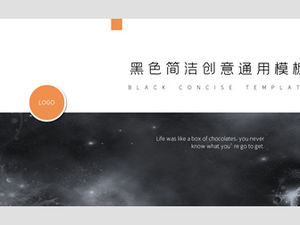 Simple and fashionable work report summary ppt template