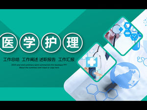 Modèle PPT de rapport de synthèse du travail infirmier médical