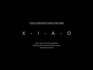 Czarno-biały styl prezentacji raportu podsumowującego pracę biznes ogólny szablon ppt