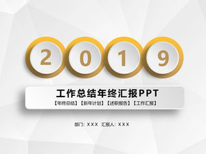 خلفية منخفضة مايكرو ثلاثي الأبعاد نمط ملخص خطة عمل قالب باور بوينت