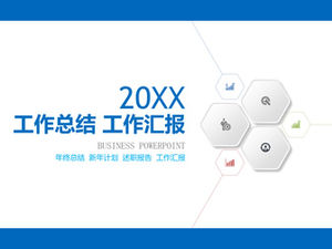 Micro modello tridimensionale semplice e pratico piano di sintesi del lavoro ppt