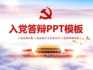 Versi lengkap dari template ppt pidato pertahanan partai