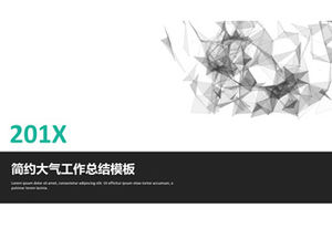 เส้นดอทไลน์หน้าต่ำเครือข่ายสามมิติความคิดสร้างสรรค์แผนที่หลักงานธุรกิจสดขนาดเล็กรายงานเทมเพลต ppt
