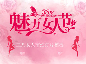 Glamorous Women's Day-March 8 Modello ppt Festa della donna
