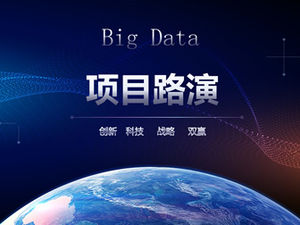 Uzun gölge tarzı basit iş çalışma özeti raporu ppt şablonu