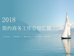 Modèle ppt de résumé de travail frais de petite entreprise