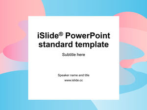 Plantilla de ppt de informe de trabajo de pequeña empresa fresca de fondo colorido