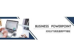 เทมเพลต ppt รายงานการทำงานทางธุรกิจแบบเรียบง่ายกราฟิกเรขาคณิต