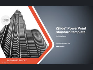 Linie grafică geometrică diagramă de tăiere atmosferică stil de afaceri raport sumar de lucru șablon ppt