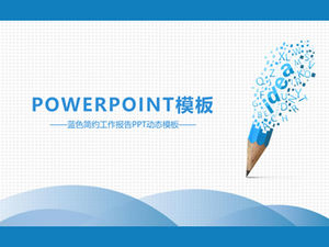 idea carta creativo lápiz minimalista plano negocio trabajo informe resumen plantilla ppt