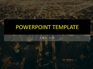 Șablon ppt de modă simplă de modă mică raport de lucru proaspăt