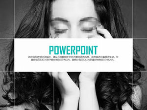 Модная и элегантная художественная женская одежда, введение компании, продвижение продукта шаблон п.п.