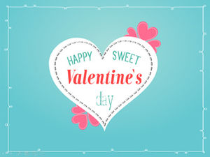 Happy Valentine's Day-Valentine's Day creative confession dynamic greeting card ppt template