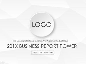 Elegancki szary niski trójkąt tło prosty czarno-biały mikro stereo ogólny raport z pracy szablon ppt