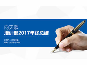 10 ringkasan laporan akhir tahun mencakup template ppt