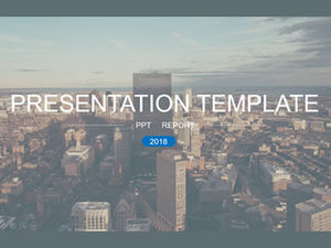 Manchete minimalista negócios grande imagem capa revista estilo negócios ano-final plano plano resumo modelo ppt