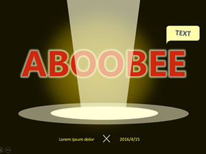 Modă desen animat simplu vector plat 4-culori raport de analiză a datelor infografice șablon ppt universal