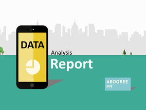 ناقلات الكرتون رائعة وعملية النمط الأوروبي والأمريكي شقة تقرير تحليل البيانات العالمي قالب ppt
